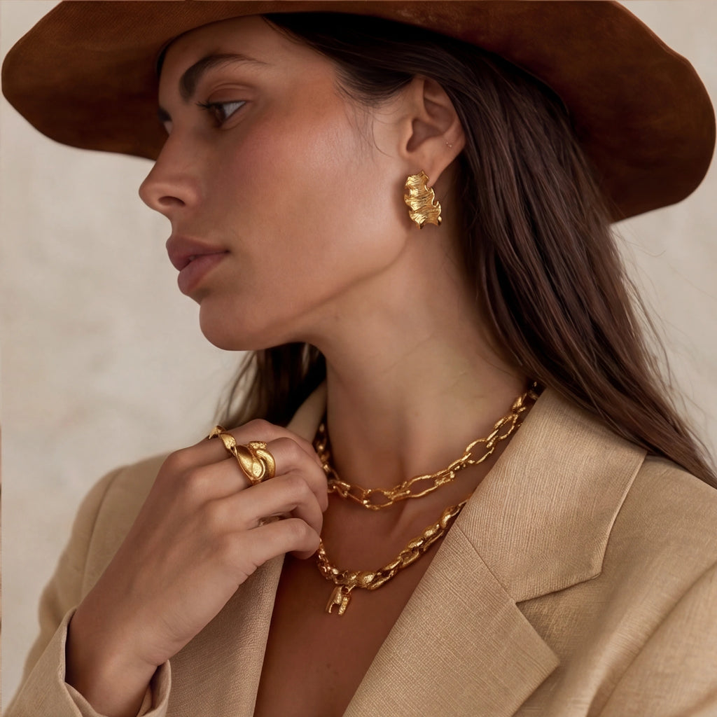 Wave Flow Hoops | Mila & Co.