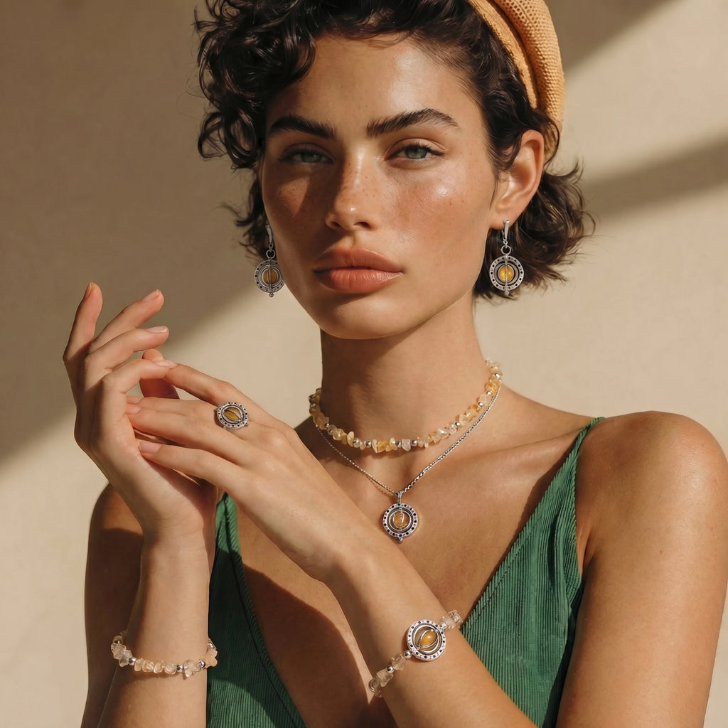 Cosmic Citrine Jewelry Set | Mila & Co.