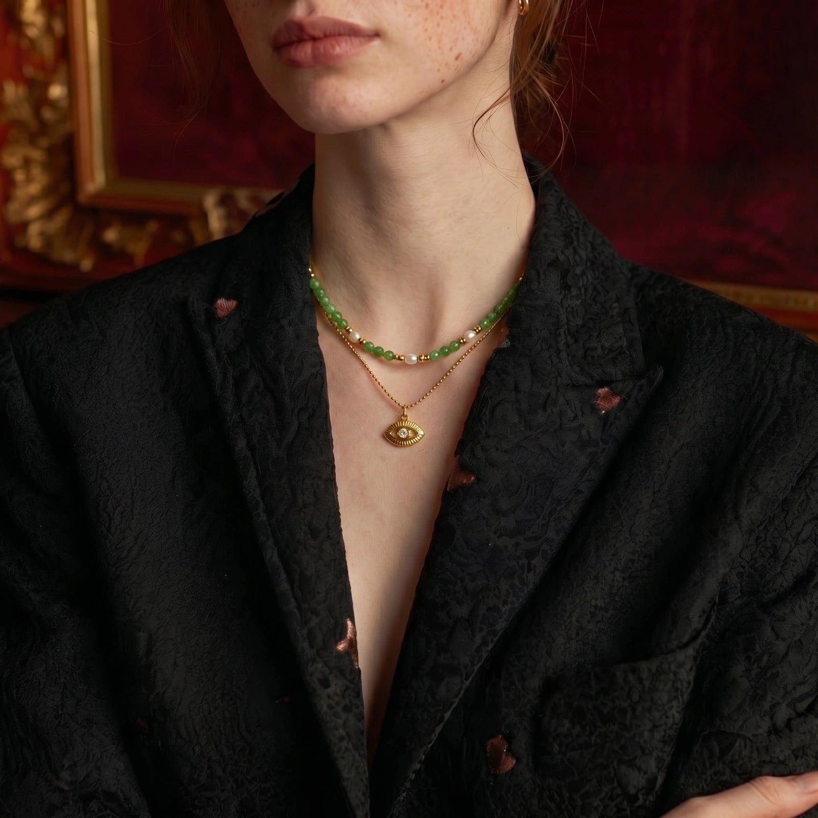 Mystic Eye Layered Necklace | Mila & Co.