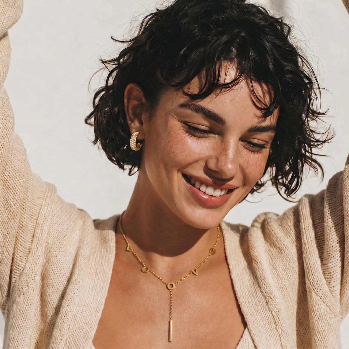 Twisted Confidence Hoops | Mila & Co.