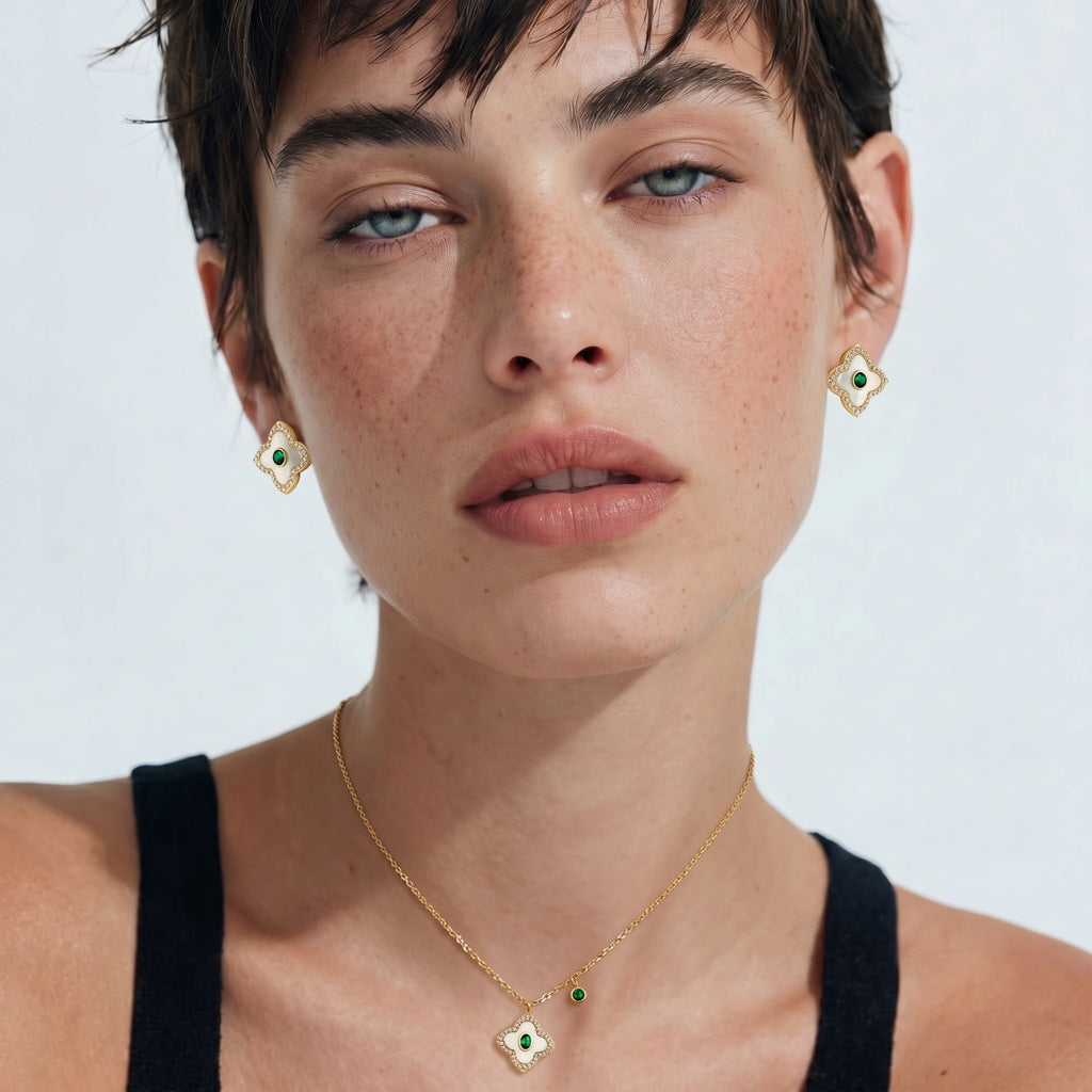 Emerald Bloom Set | Mila & Co.