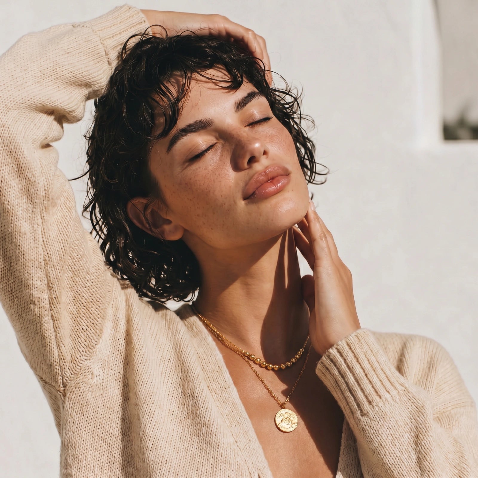 Golden Sphere Necklace | Mila & Co.