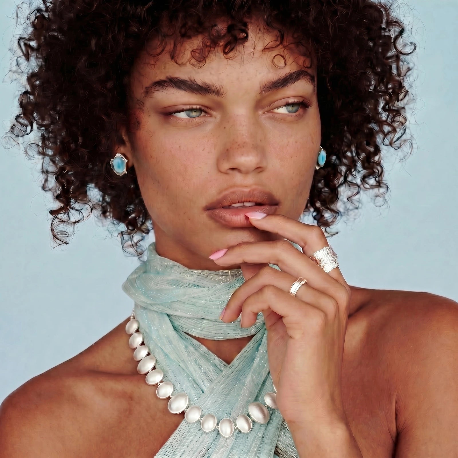 Larimar Dreams Studs | Mila & Co.