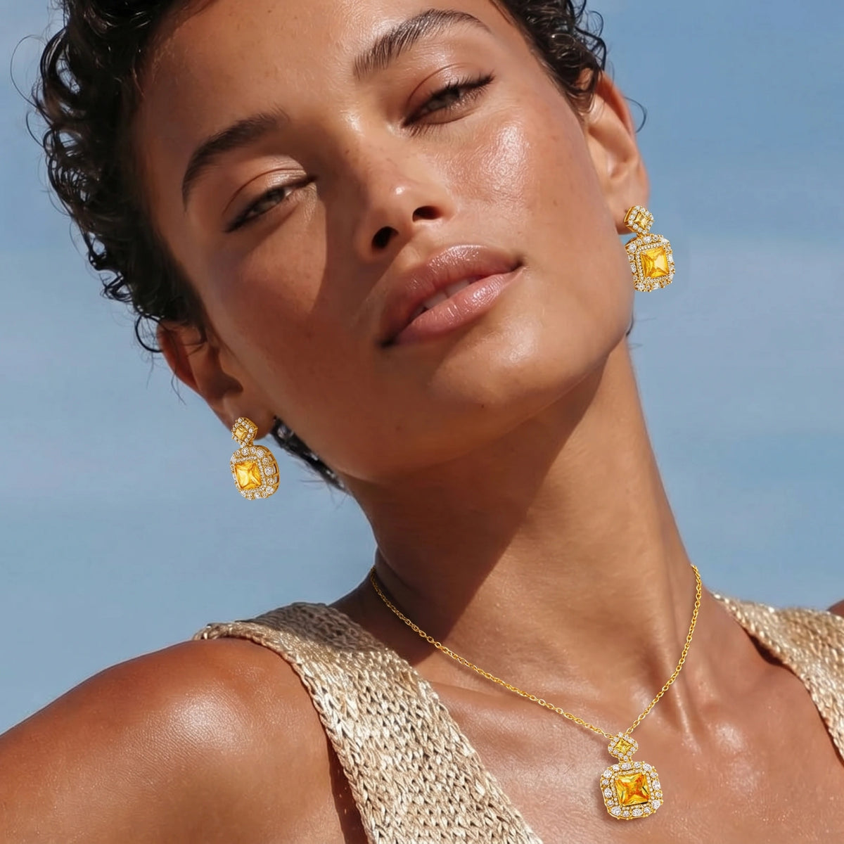 Golden Square Luxe Set | Mila & Co.