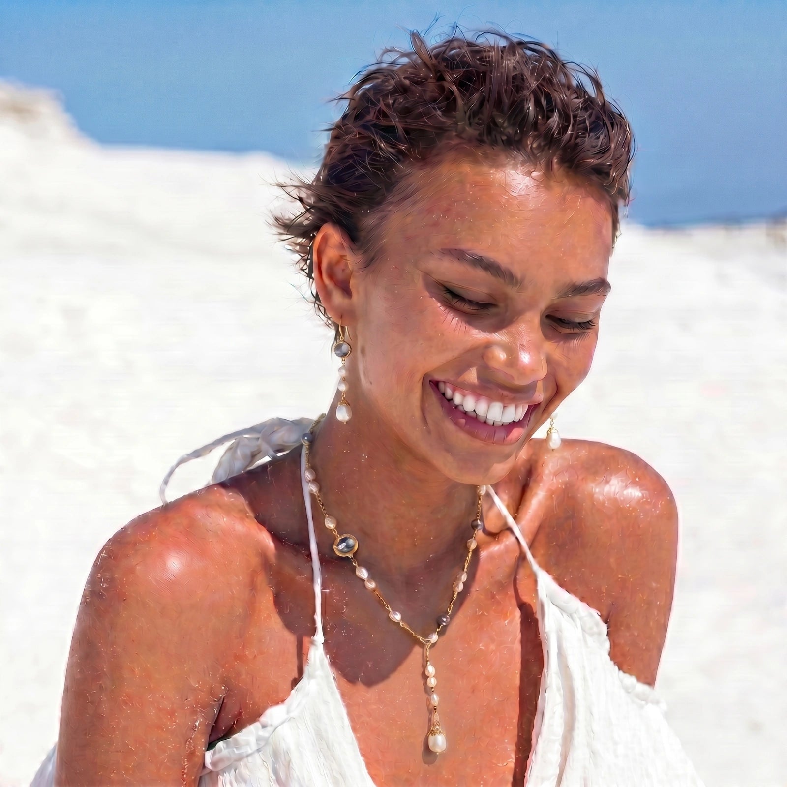 Twilight Pearl Lariat | Mila & Co.