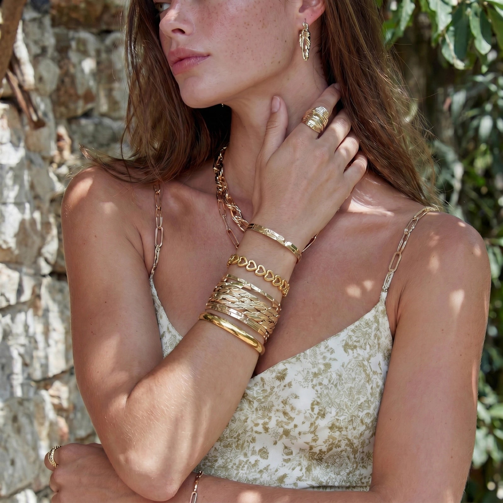 Linked Hearts Bangle | Mila & Co.