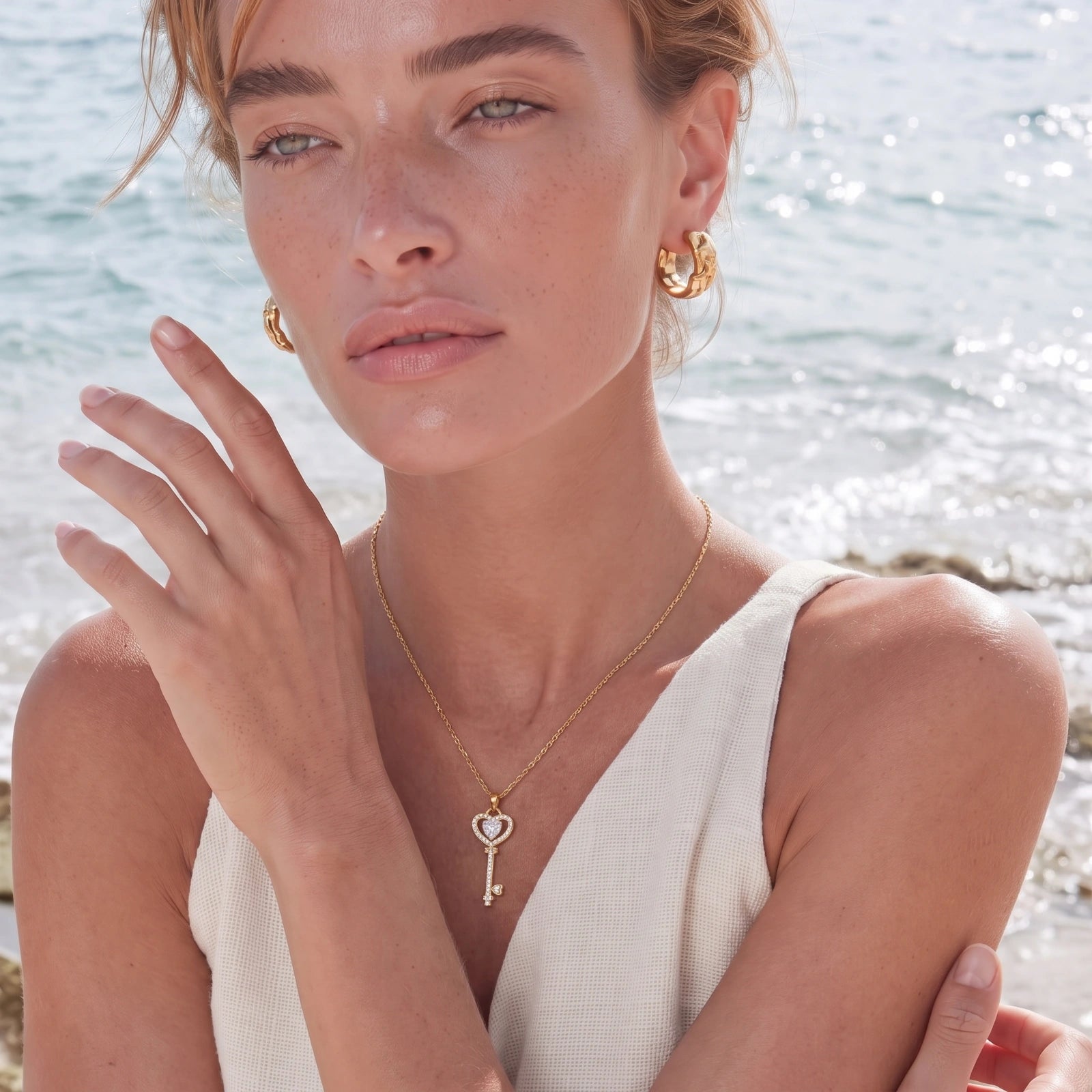 Secret Heart Key Necklace | Mila & Co.
